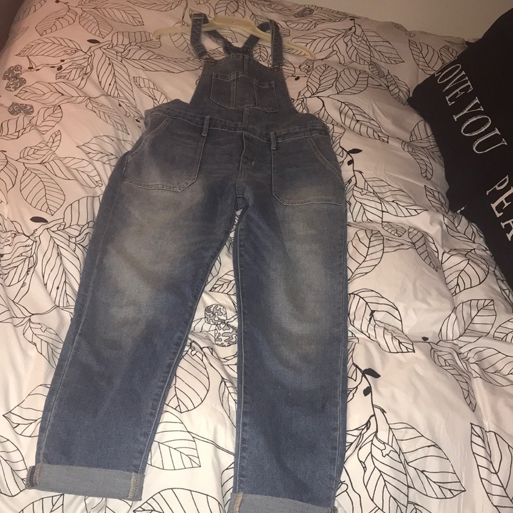 Denim overalls